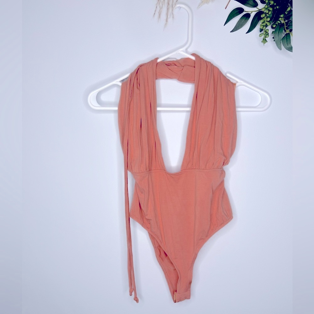 REVOLVE By the way Blush Halter body suit